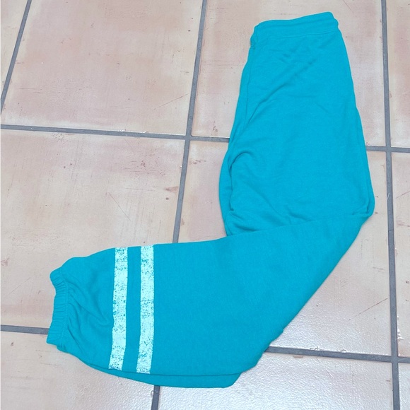 Sundry stripes jogger in teal. - Picture 2 of 6